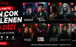 Netflix’te Bu Hafta En Çok İzlenen 10 Dizi | Güncel Top 10 Listesi