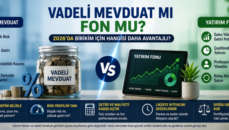 Vadeli Mevduat mı Fon mu? Hangisi Daha Kazançlı Olabilir? Nelere Dikkat Edilmeli?